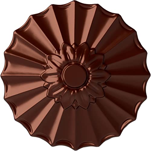 Image of Ekena Millwork Shakuras Ceiling Medallion, Antique Copper