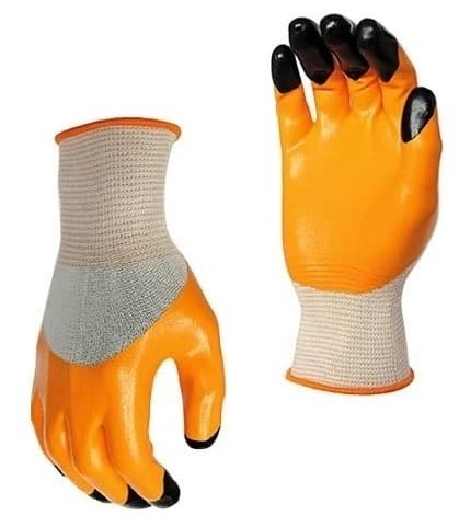 AARAV Gardening Reusable Hand Gloves Cut Proof Garden Gloves, Anti Cut Resistant Gloves (Orange/Black) (B0C8QKGMK3) Amazon Price History, Amazon Price Tracker