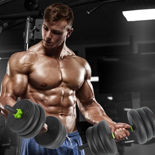 44/66/88Lb Dumbbell Sets Adjustable Weights, Free Weights Dumbbells Set for Home Gym - Image 5