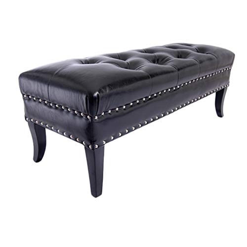 Tabouret de bout de lit en cuir : la touche luxueuse pour une chambre à coucher raffinée