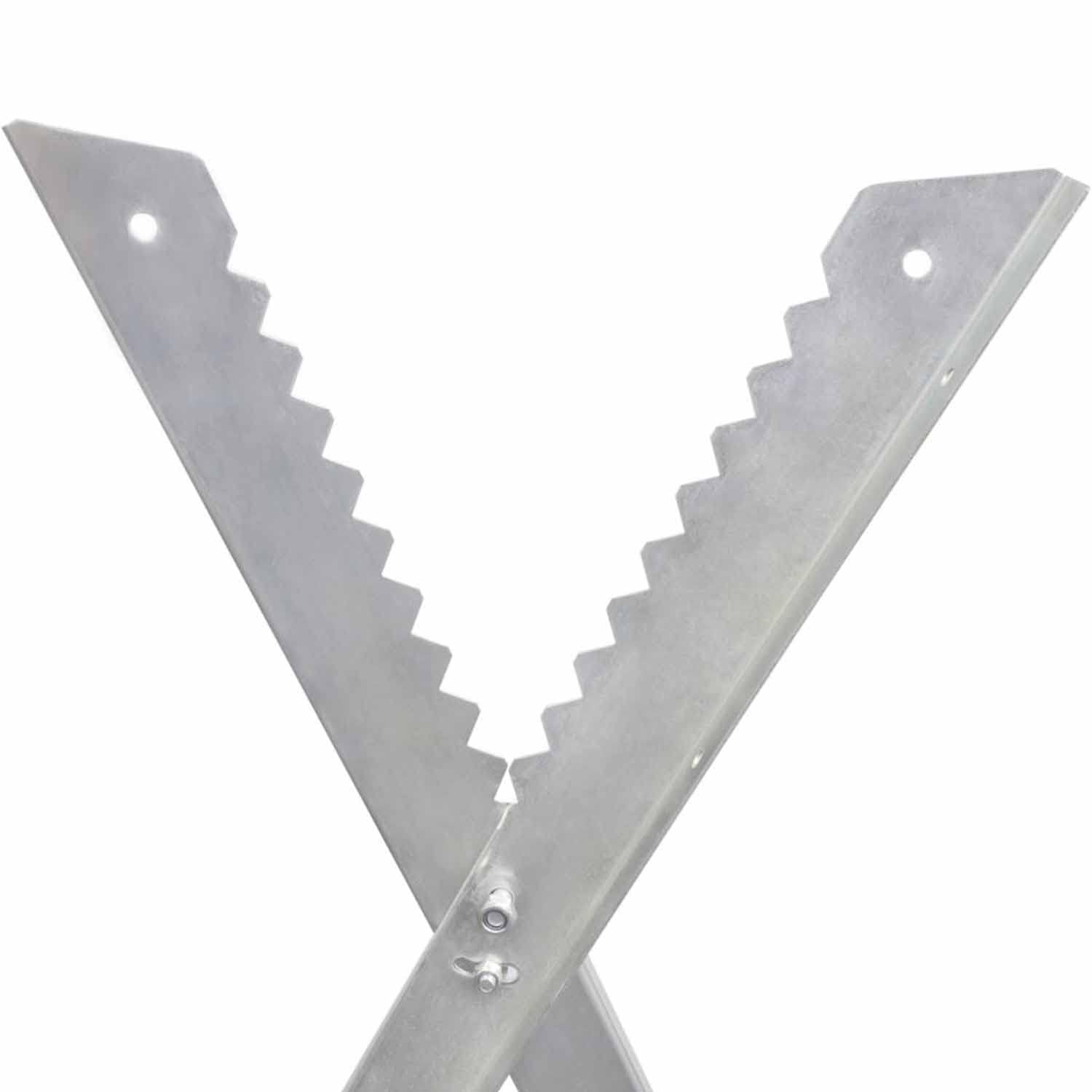 Cavalletto Taglialegna Wadah - In Acciaio, Portata 150kg - Per Motosega E Taglio Manuale - Foto 7