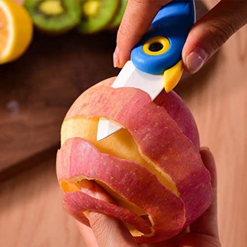 Ultnice Mini Box Ceramic Blade Cutter: 4Pcs Keychain Box Opener With Blade Bird Shaped Pocket Knives Letter Opener For Picnic Kitchen Green Blue Yellow Red #TOP7