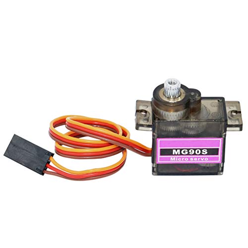 Onyehn 4Pcs Mg90S Metal Geared Micro Servo Motor For Rc Helicopter Plane Car Boat #TOP5