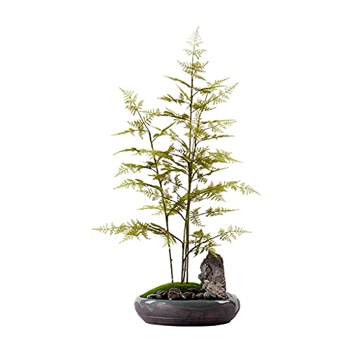 Bonsaï artificiel intérieur en pot céramique pour chambre zen