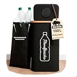 Intérieur avec maintien : quatre tiges intégrées assurent un maintien ferme de notre collecteur de bouteilles consignées – pas de basculement, pas de chute.