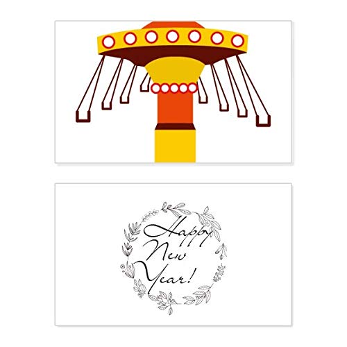 Tarjeta de Año Nuevo para compartir un emotivo mensaje de bendición a color