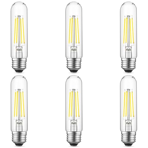 Gozelux - Reflektor LED E26 6 W 6 W równy 60 W światło dzienne 5000 K E26 Edison AC120 V 750 lm ściemniana rura o długości 5 cali do rustykalnego wisiorka, żyrandoli, kinkietów ściennych,
