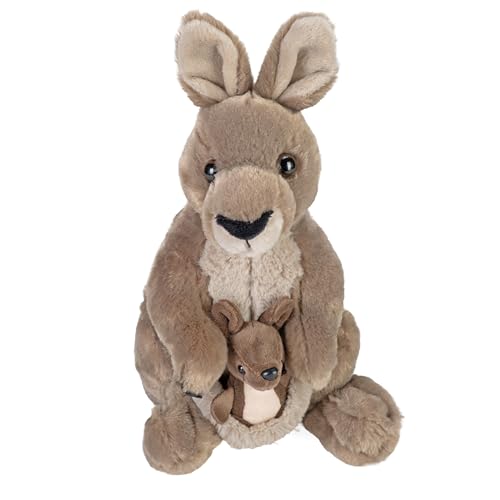 Miniatura 2 de Wild Republic Cuddlekins Canguro, Animales De Peluche, 30 Cm, Regalo Recién Nacido, Peluches Para Niños, Juguete De Peluche, Peluches Para Niñas, Relleno Elaborado Con Botellas Recicladas
