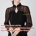 LoudSung Shrug Shawl Long Sleeve Party Dressing Crop Top Costume Decorative Collar for Women Girls