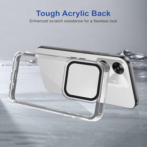 Image of Zapcase Back Case Cover for Realme C61 | Compatible for Realme C61 Back Cover | Case Cover with Camera Protection | (TPU + PC | Transparent)