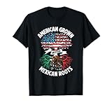 American Grown with Mexican Roots Mexico Us Mexican American T-Shirt
