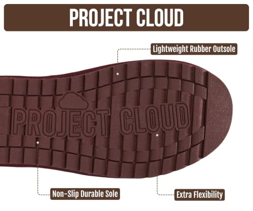 Image of Project Cloud 100% Genuine Leather Comfortable Womens Ankle Boots | Water Resistant Memory Foam Insole Winter Shoes - Trendy Footwear Outdoor Fall Shoes for Women - Winter Boots for Women