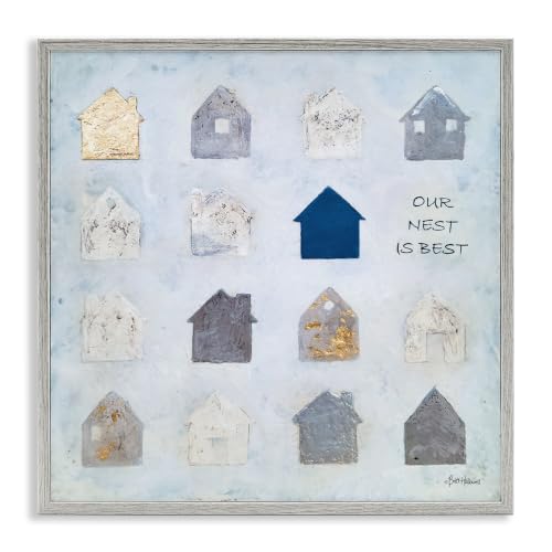 'Our Nest is Best Farm House Icon Chart'| Framed Giclee Art