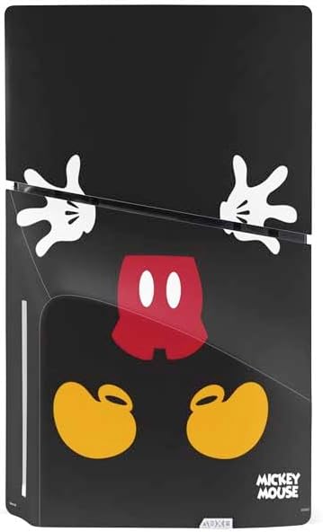 Skinit Decal Gaming Skin Compatible with PS5 Slim Disk Bundle - Officially Licensed Disney Mickey Mouse Body Design