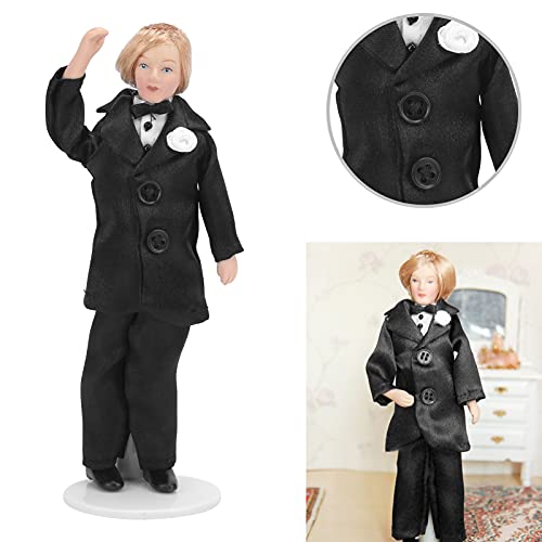 Acessórios para casa de bonecas, pessoas, casinhas de bonecas, decoração decorativa de alta simulaçã
