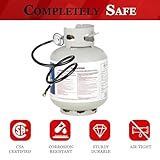 5 FT Propane Regulator and Hose Universal QCC1 Grill Replacement for Most LP Gas Grill, Patio Heater, Fire Pit and More, Low Pressure, 3/8 inch Female Flare Nut - Image 5