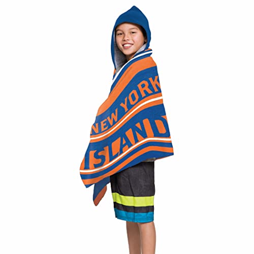 Northwest NHL New York Islanders Unisex-Youth Hooded Youth Beach Towel, 21" x 51", Liner by Northwest - Image 3
