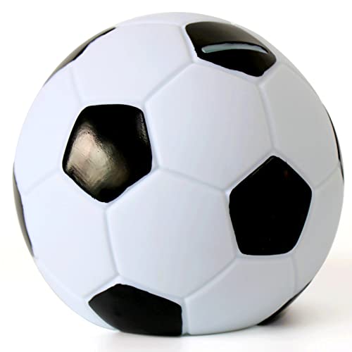 DBPBToU Tirelire Football, Tirelire Basket-Ball Enfant Créative, Tirelire Cochon pour Garçon Fille en Matériau Emaillé sûr pour Décoration/Jouet/Cadeau (Football)