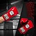 CLETO REYES Training Gloves with Leather Strap & Attached Thumb and Hook & Loop Closure, 16oz, Classic Red