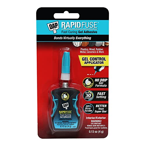 Dap Rapidfuse Gel Adhesive Control Applicator, 0.13 Oz (7079800179), Clear #TOP1