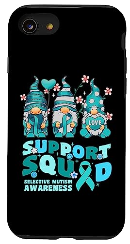 Support Squad Selective Mutism Awareness �m�[�����{���t�����[ �X�}�z�P�[�X iPhone SE (2020) / 7 / 8 �p