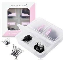 Arison Lash Clusters Eyelashes Lash Clusters, DIY Eyelash Extensions 96 Clusters Lashes, Wispy Lashes Cluster DIY at Home Individual Lashes Eyelash Clusters