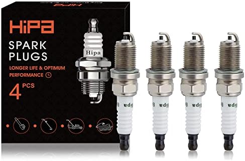 Hipa RC12YC Spark Plug Replace for Champion RC12YC NGK BK5ES Briggs & Stratton 491055 491055S 491055T Kohler 12 132 02 (4 Pack)