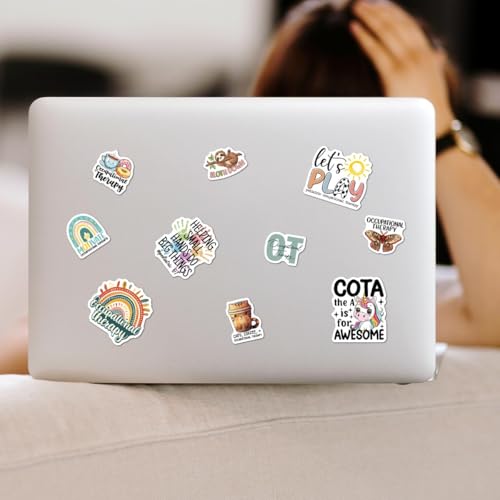 Pack 50 Pcs OT Occupational Therapy Stickers for Water Bottles Funny Laptop Cups Luggage Scrapbooking Teens Kids Girls Boys Adults Waterproof Aesthetic Sticker Small Vinyl Decals - Image 5