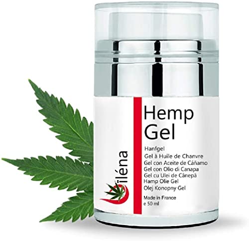 Crema Hemp Gel da Massaggio pomata antinfiammatoria de canapa legale cannabis con Oil Olio di semi di canapa antidolorifico naturale Sollievo di Muscoli e Articolazioni Formula Lenitiva 50 ml