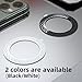 Universal Magnetic Metal Ring Sheet for MagSafe Sticker, 2 PCS Strong Magnet Plate for Phone Case, Compatible with Magsafe Accessories & Wireless Charging, 2 Pack (Black + Black)
