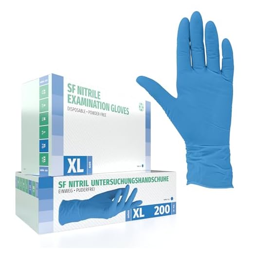 Einmalhandschuhe Puderfrei Nitril Einweghandschuhe Medi-Inn Big Box Fabauswahl(weiß,M (7-8),200 Stück) 8 Nitrilhandschuhe 200 Stück Box (XL, Nitril blau) Einweghandschuhe, Einmalhandschuhe, Untersuchungshandschuhe, Nitril Handschuhe, puderfrei, ohne Latex, unsteril, latexfrei, disposible gloves, blue, X