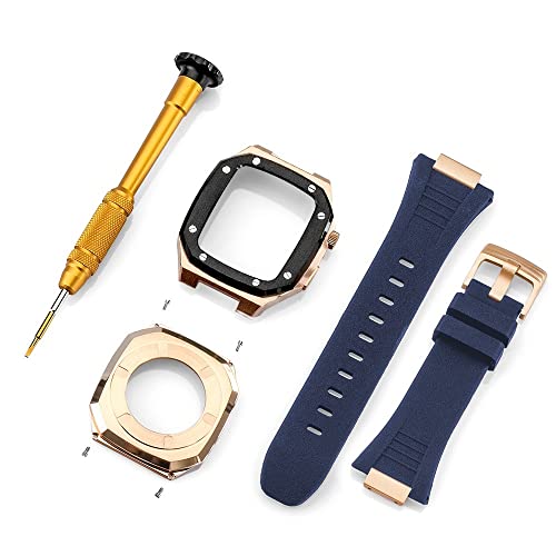 Kit de Mod en métal pour iWatch Series 8 idéal au bureau ou en soirée