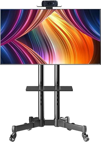 Soporte Rodante para TV de 32 a 70 Pulgadas con Ruedas y Estante miniatura 1
