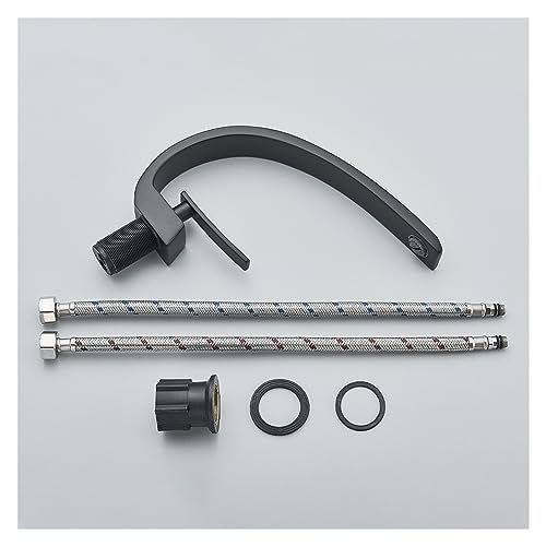 Mitigeur de lavabo cascade blanc et chrome pour vasque à poser moderne - 7