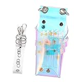 HAKIDZEL クロスボディヘアドレッシングウエストバッグ 彩色な美容ツールオーガナイザー クリアバッグ シザー収納 ショルダーデザイン ヘアスタイリスト用 バーバー向け 収納力抜群 1個