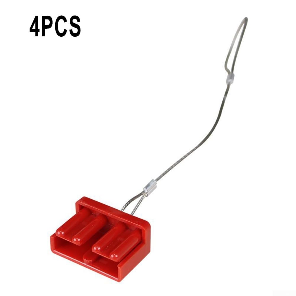 Essential Staubschutz-Set für Anderson 50 AMP/120 A/175 A Stecker, insgesamt 10,2 cm (120 A-rot)