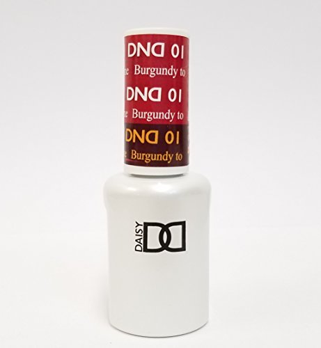 DND Daisy Soak Off Gel Mood Change - Burgundy to Red Wine 01