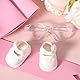 Mikovivi 17cm Puppenschuhe und Brille Set, Puppenzubehör Set mit Mini Schuhen und Brillen Modisches Spielzeugfigur Outfit Zubehör (Weiß, Stil 1)