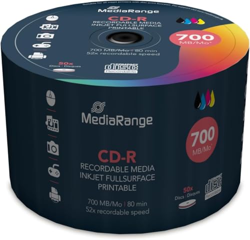 Inkjet 80 mins stampabili 50 pezzi