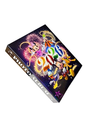 7STAR 2026 Fireworks Photo Album 8.75" X 7" Holds 100 Photos 4" X 6" - Scrapbook Album with Self-Adhesive Pages for Wedding, Birthday, and Vacation Memories (2026) - Image 3