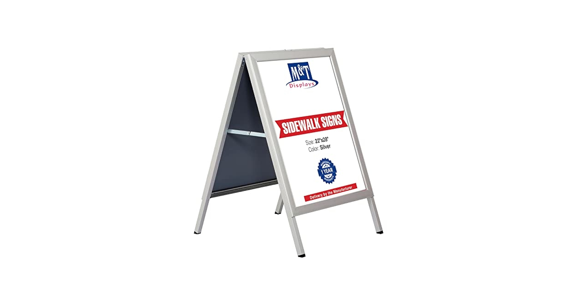 Amazon.com : M&T Displays Sandwich Board Slide-in A Frame