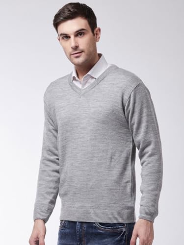 Image of Pivl Men's Winter V Neck Solid Sweaters ||Winterwear||