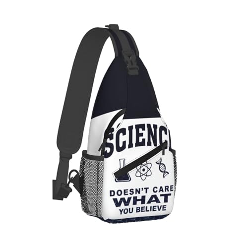 YWVDHEUSD Science Doesn't Care What You Believe Sling Bag Backpack