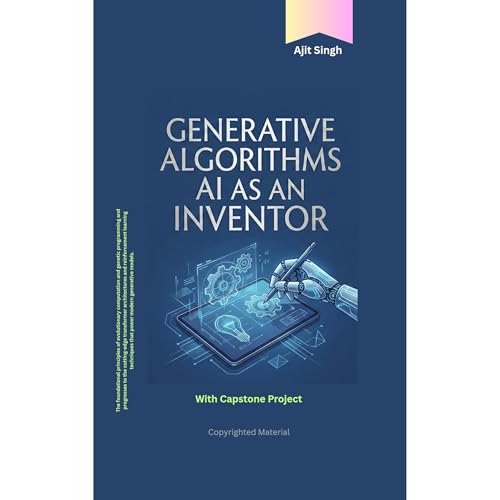 Generative Algorithms: AI as an Inventor Audiolibro Por Ajit Singh arte de portada