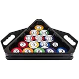 Ppmter Triángulo para Bolas De Billar (8 Bolas) con Bandeja. Accesorio para Mesa De Billar Y Snooker.