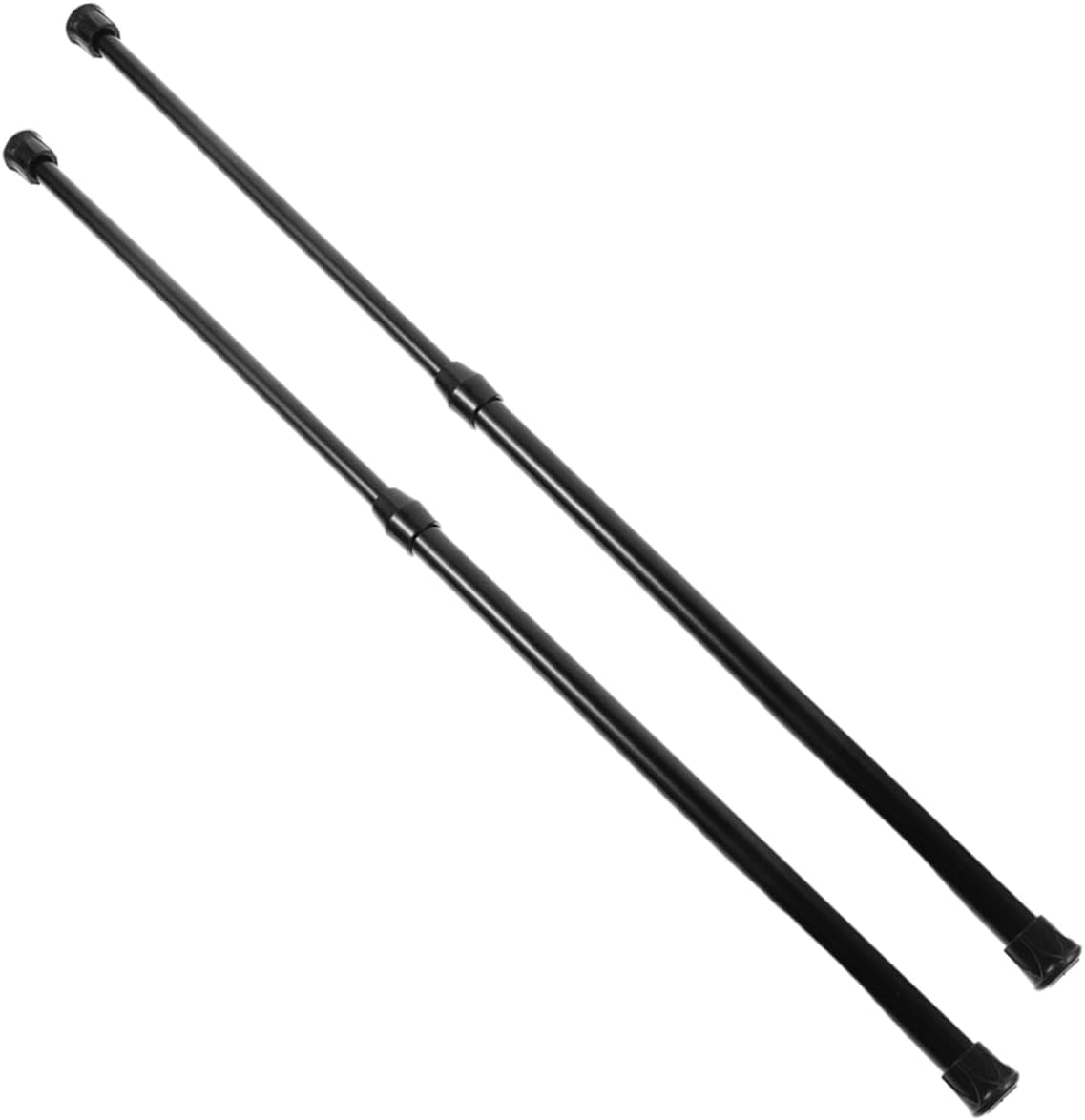 Alipis 2pcs Adjustable Tension Curtain Rods for Shower and Closet Telescoping Design Strong Bearing Capacity Easy to Install Multipurpose Use
