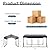 Gotland 10 FT x 15 FT Metal Carport, Heavy Duty Carport with Reinforced Frame, All-Weather Car Canopy with Reinforce Wind-Resistant Roofs, Multi-Functional Outdoor Garage for Car Truck Black
