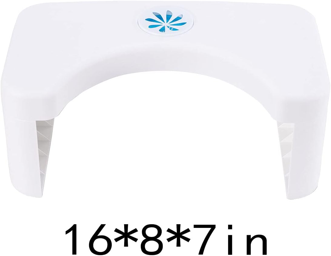 Toilet Stool, Folding Toilet Stool, Squatting Toilet Stool, Bathroom Toilet Stool, Potty Step Stool, Splicable Poop Stool, Step Toilet Stool Bathroom, Bathroom Potty Step Stool(White) : Health & Household
