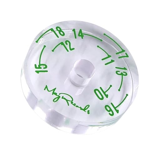 Ldabrye Adaptadores ergonómicos de 7 pulgadas con placa base acrílica resistente para tocadiscos, minimiza los adaptadores de resonancia