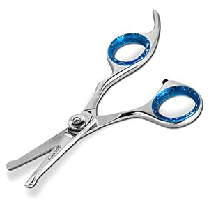 Straight Dog Grooming Scissors – Comfortable Around The Eyes Cat & Dog Scissors | Blunt Dog Trimming Scissors| Premium Stainless Steel | Grooming Scissors For Dogs – Dog Hair Scissors